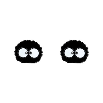 Mini soot spirits s925 silver studs