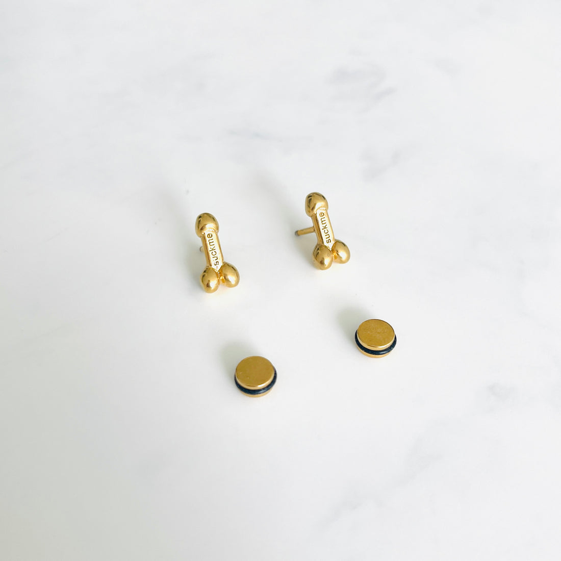 Mini phallus SINGLE studs