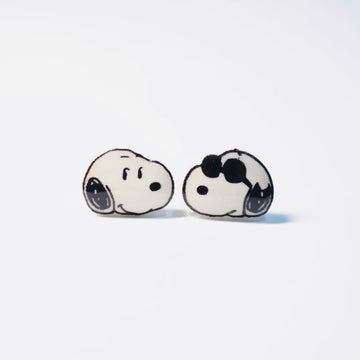 Handmade mini Snoopy Stud Earrings