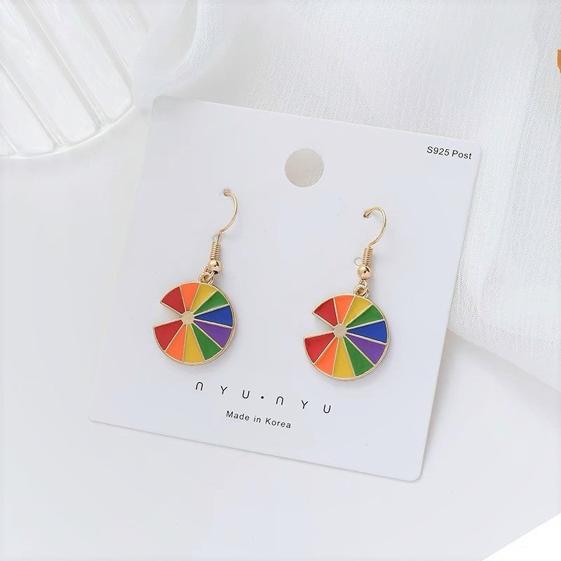 Pantone wheel earrings