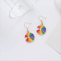 Pantone wheel earrings