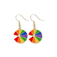 Pantone wheel earrings