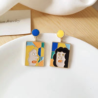 Quirky Portrait earrings