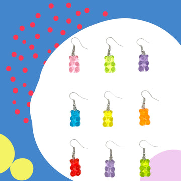 Gummy bear earrings