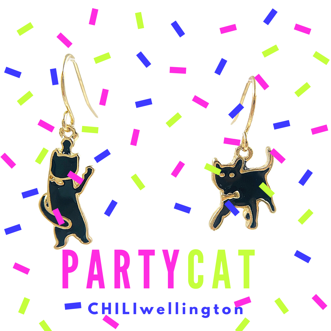 Party Cat earrings