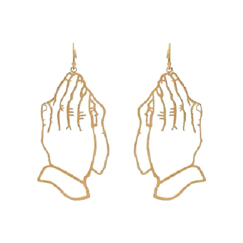 Gratitude hand - gold / silver