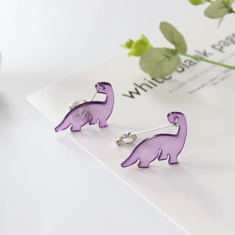 Dinosaur earrings