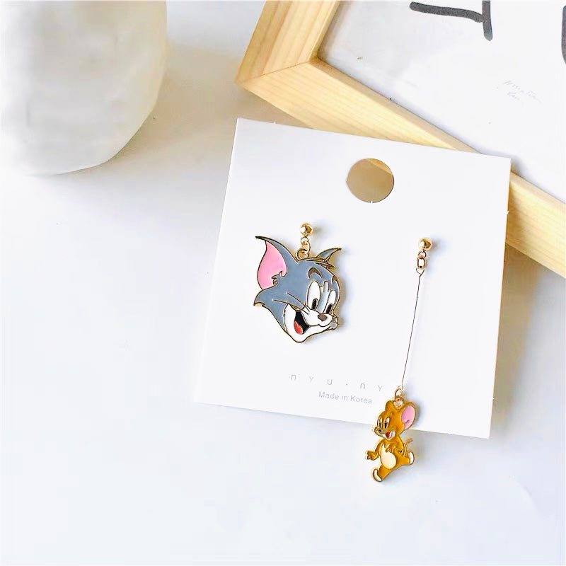 Tom & Jerry earrings