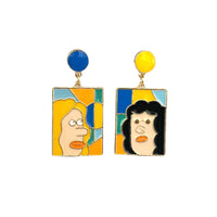 Quirky Portrait earrings