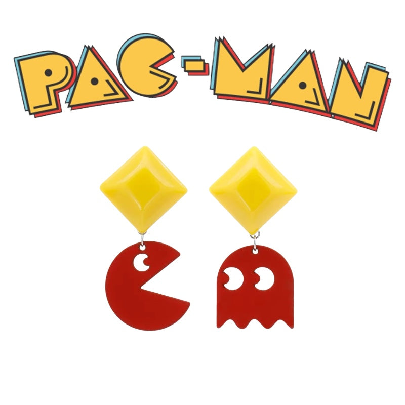 PAC-MAN earrings