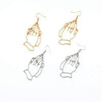 Gratitude hand - gold / silver