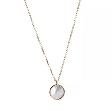 Mother of pearl pendant necklace