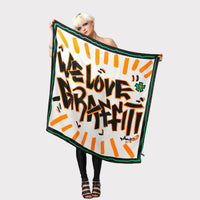 Original CHILI Silk Scarf - Graffiti